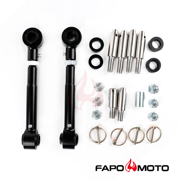FZ100110 JK JL FRONT Sway Bar Links for 2007-2022 Jeep wrangler 3-5 in Lift Adjustable Quicker Disconnect