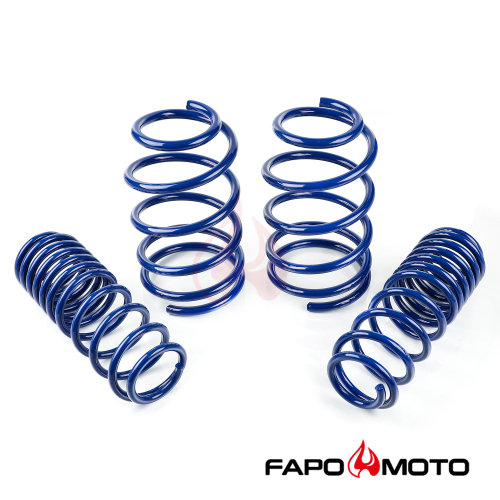 FL017310 Lowering Springs compatible with Ford Mustang 2005-2014 1.5 F/1.5 R V6 V8 GT BLUE 1.5  Drop Suspension