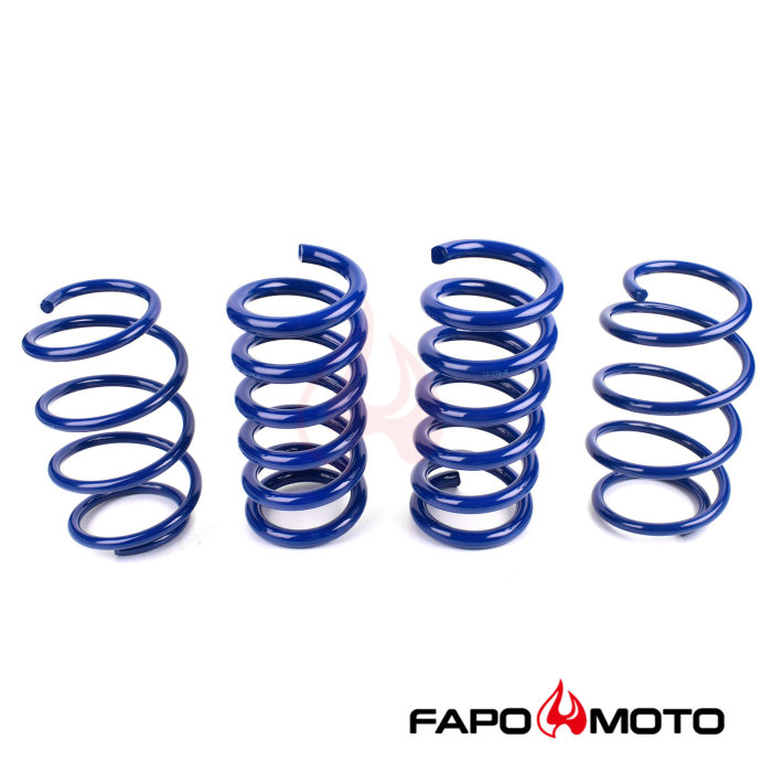FL027410 Lowering Springs compatible with Mustang 6th Gen 2015-2021 S550 1.5 F/1.5 R V6 V8 GT BLUE 1.5  Drop Suspension