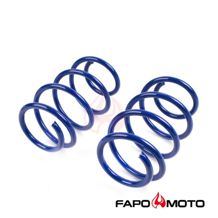 FL027410 Lowering Springs compatible with Mustang 6th Gen 2015-2021 S550 1.5 F/1.5 R V6 V8 GT BLUE 1.5  Drop Suspension