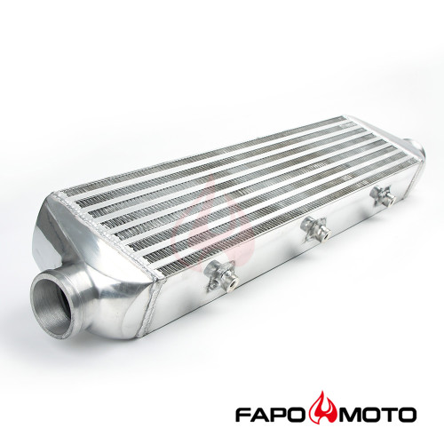 FI500310 FAPO 27 x6 x2.5  FMIC UNIVERSAL ALUMINUM TURBO INTERCOOLER 2.25  IN/OUTLET