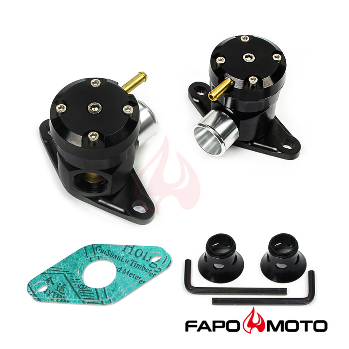 FE450310 Blow Off Valve BOV Dual Port For Nissan 07-19 GTR GT-R R35 Black FAST BITS TURBO RESPONS