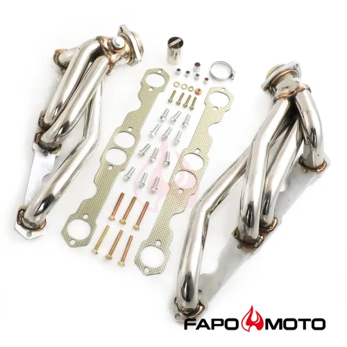 FE687110 Shorty Headers compatible with Chevy GMC 88-95 C1500 K1500 C2500 K2500 305 350 5.0L 5.7L V8