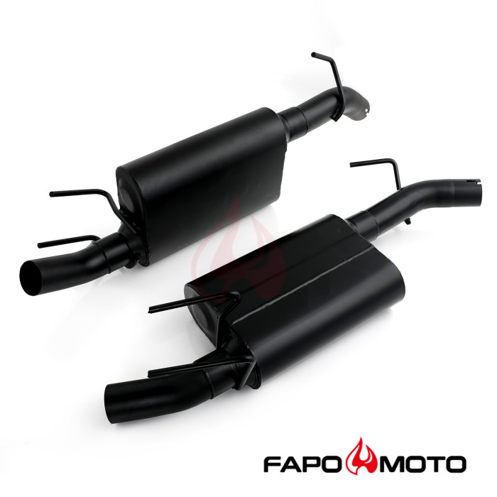 FE080410 Axle-Back Exhaust System compatible with 10-15 Chevy Camaro 3.6L V6 2.5  409SS Kit Black