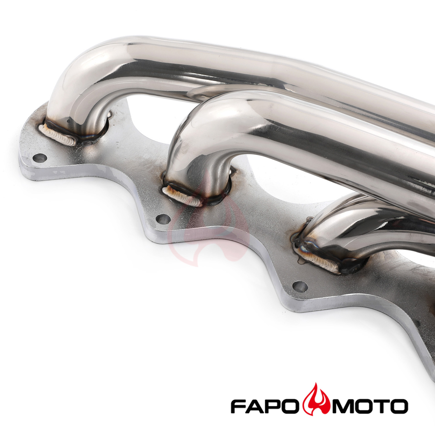 FAPO MOTO Shorty Headers compatible with Ford F150 04-10 5.4L V8 Performance 304 Stainless 