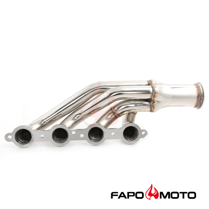 FE687430 Turbo Headers compatible with Chevy GM Small Block LSX LS1 LS6 1-7/8  304SS Up&Forward Camaro Caprice