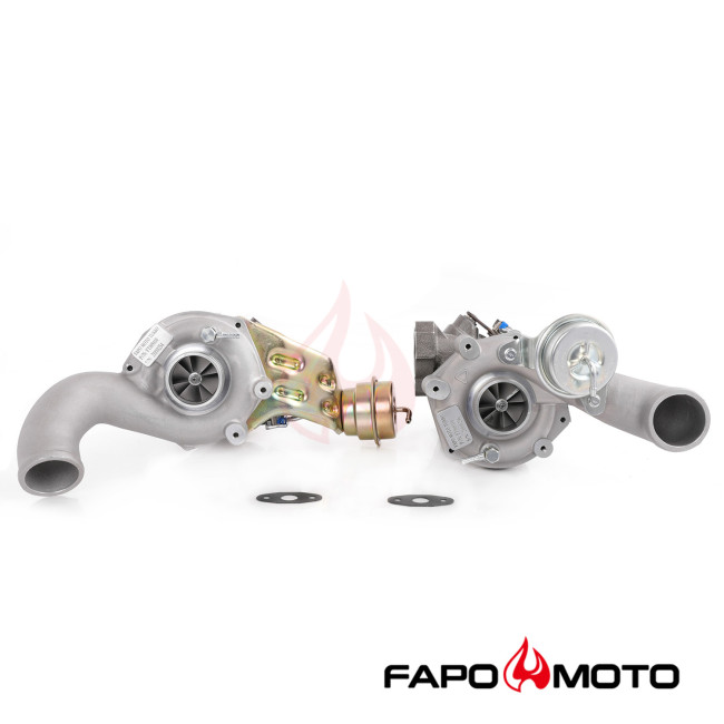 FT009310+FT009410 Twin Turbos compatible with 02-04 Audi RS6 Base Sedan 4.2L V8 C5 K04-028 K04-029 Biturbo