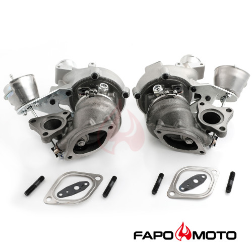 FT028610+FT028710 FAPO Twin Turbos compatible with 2013-2016 Ford F-150 Pickup Expedition Transit Navigator 3.5L V8 K03 0469 0470