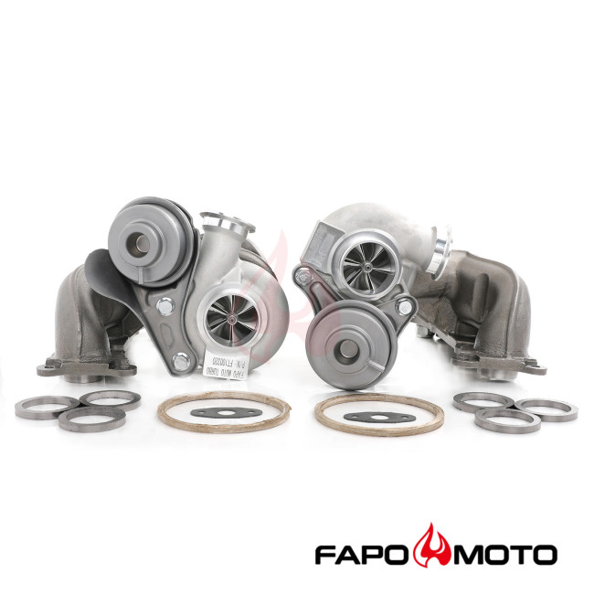 FAPO MOTO 900HP Twin Turbos TD04 19T compatible with BMW N54 335i 335xi