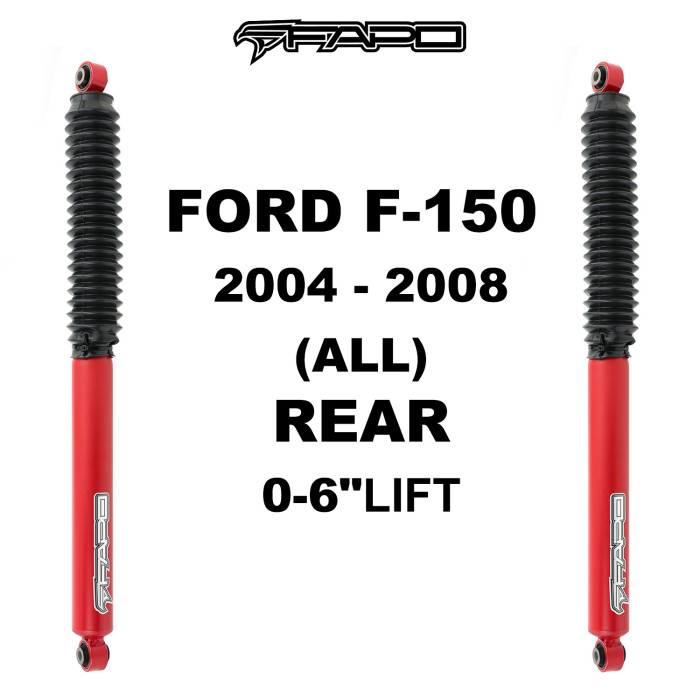 FAPO 0-3.5”lift rear Shock absorber suspension for FORD F-150 2004-2021