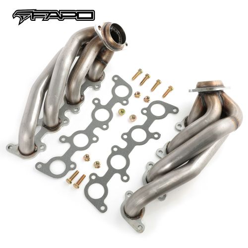 FAPO Shorty Headers for Ford F-150 11-14 5.0L V8 1-5/8  EXHAUST MANIFOLD 409SS
