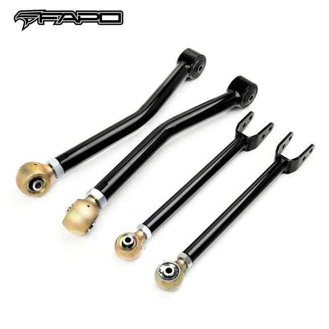 FAPO Front Adjustable Control Arms For Jeep Wrangler 07-18 JK 0-6 in Lift Kit 4 Pcs