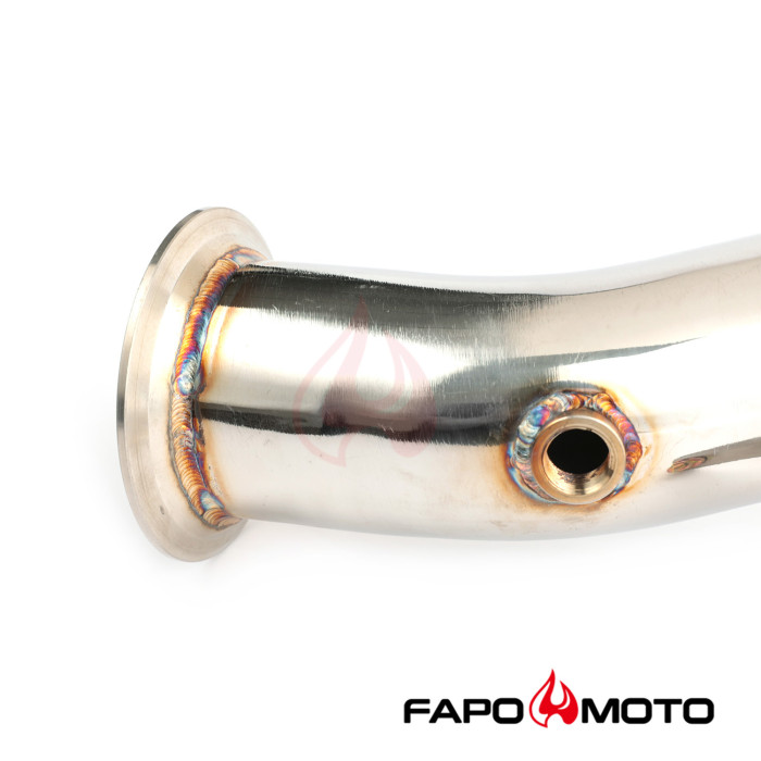 FAPO 3.5  Turbo Catless Downpipe For N55 535i 640 740Li F01 F07 F10 F11 F12 F13