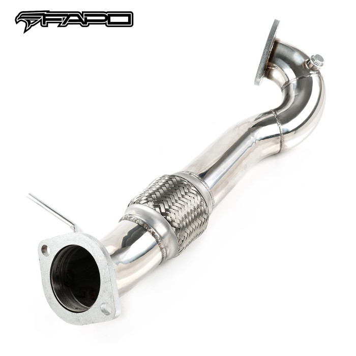 Fapo 3   Downpipe Exhaust FOR Audi TT 2000-06 Quattro S3 MK1 99-03 1.8T 20V l4