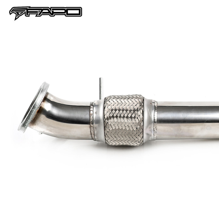 Fapo 3   Downpipe Exhaust FOR Audi TT 2000-06 Quattro S3 MK1 99-03 1.8T 20V l4