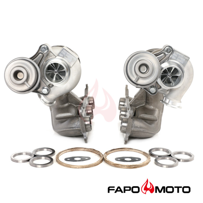 FAPO 700HP Twin Turbos TD04 17T for BMW N54 535i 135i Z4 X6 740 E60 E89 F71 F01