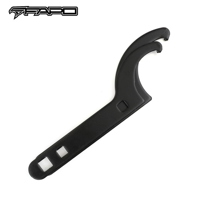 FAPO Pair of Universal Coilover Adjustable Tool Spanner Wrench Black
