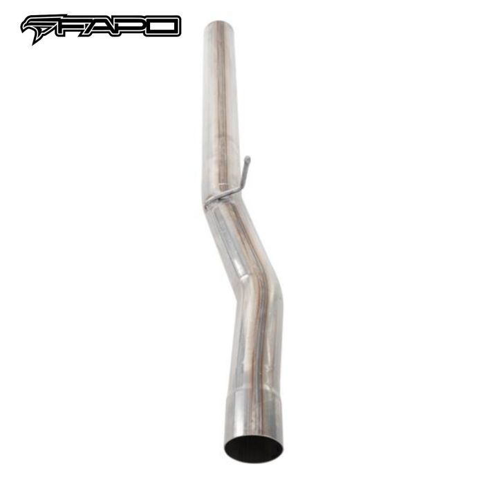 FAPO Muffler Delete Pipe Kit for 11-15 Chevy GMC Silverado Sierra 2500HD 3500HD Duramax 6.6L 403 V8 DIESEL OHV Eliminator DPF