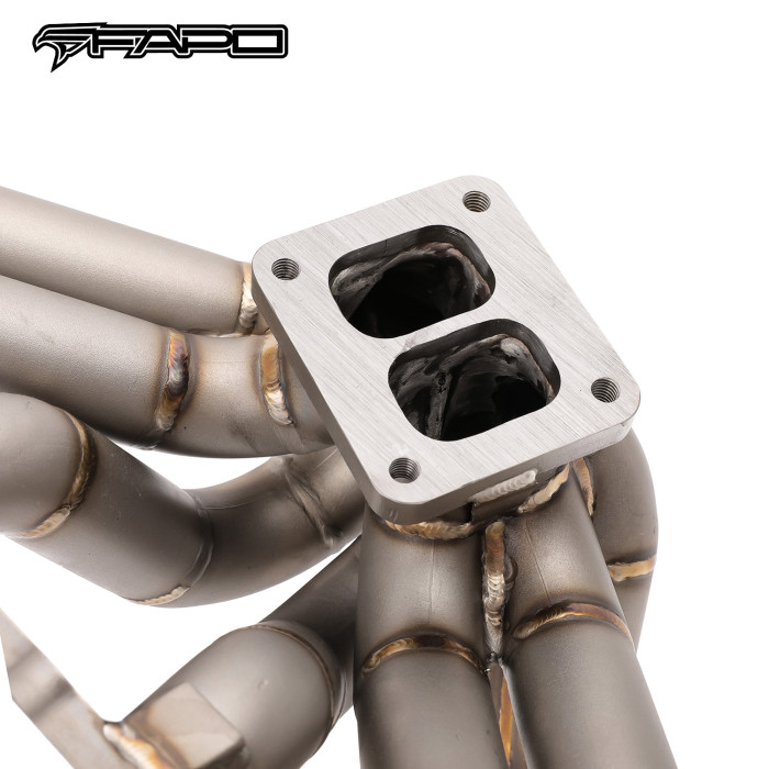 FAPO Single Turbo Manifold for Toyota Supra JZA80 Mk4 Lexus GS300 SC300 IS300 2JZGE T4