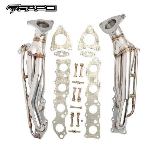 FAPO Shorty Headers for 07-16 Toyota Tundra Sequoia 5.7L 345 V8 304 SS Limited SR5 TRD