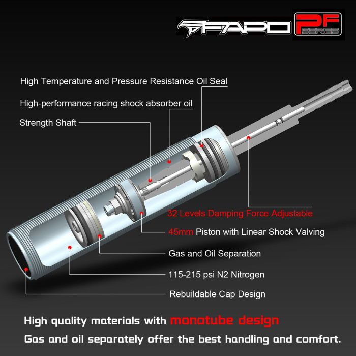 PF012320 PF Coilover for HONDA ACCORD 03-07 ACURA TSX 04-08