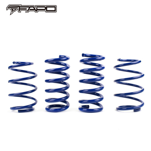 FL027410 Lowering Springs compatible with Mustang 6th Gen 2015-2021 S550 1.5 F/1.5 R V6 V8 GT BLUE 1.5  Drop Suspension