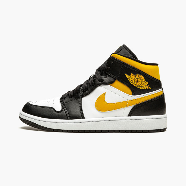 Air Jordan 1 Mid 'Black University Gold'