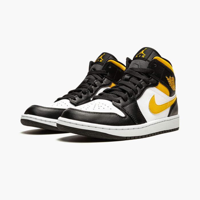 Air Jordan 1 Mid 'Black University Gold'