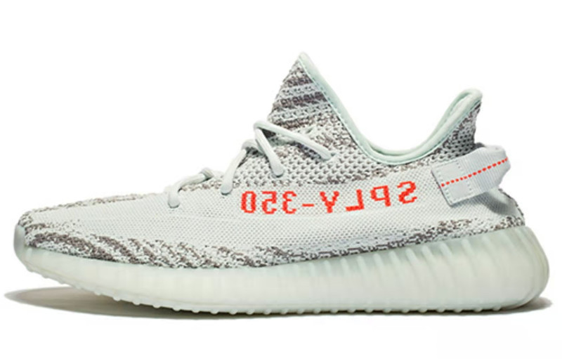 yeezy shoes blue tint
