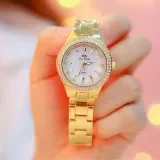 Ladies Wrist Watches Elegant Dress Women Luxury Brand Watch 2019 Silver Gold Quartz Female Watches Bracelet Women's Wristwatch