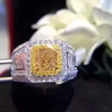 Natural Diamond 18K Gold Pure Gold Ring Beautiful Gemstone Ring Good Upscale Trendy Classic Party Fine Jewelry Hot Sell New 2020