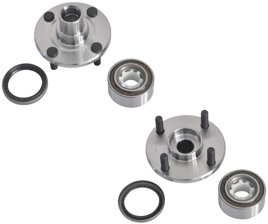 cciyu 518507 Wheel Hub and Bearing Assembly Replacement for fit 1988-2002 for TOYOTA Corolla for Chevrolet Prizm Geo Prizm Front Left or Right Wheel Hubs without ABS 4 Lugs 1 
