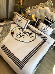 $100 A-308 Material:cotton  Four-piece set  size:1pc Duvet cover(200x230cm) +1pc bedsheet(240x250cm)+2pcs pillow case(45x74cm)