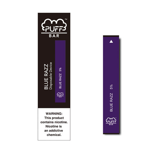 Puff Bar Blue Razz is one of the most popular puff bar flavors