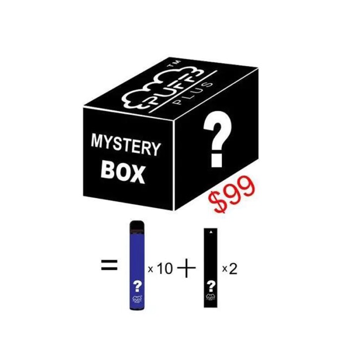 puff bar plus mystery box