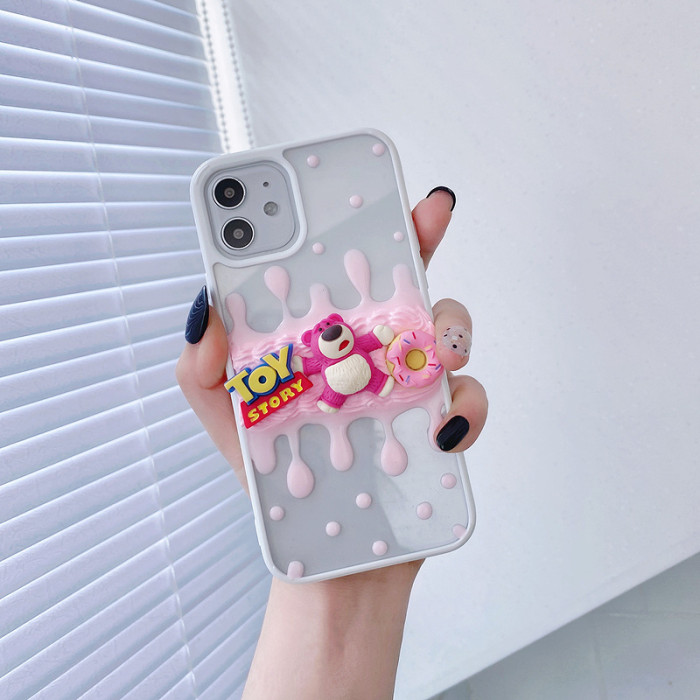 奶油膠趣味手機殼 iPhone全適配，超可愛！ 任選2個 附贈行動電源