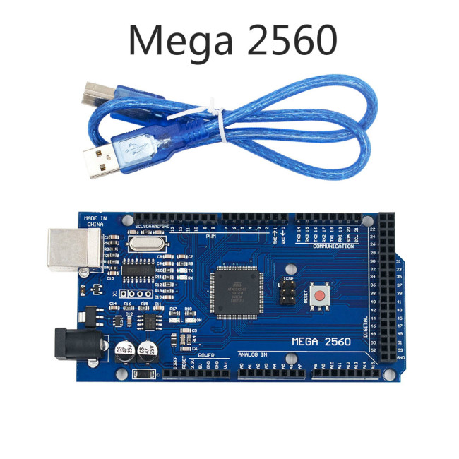 Mega 2560 R3 Mega2560 REV3 (ATmega2560-16AU CH340G) Board with USB Cable Compatible for Arduino