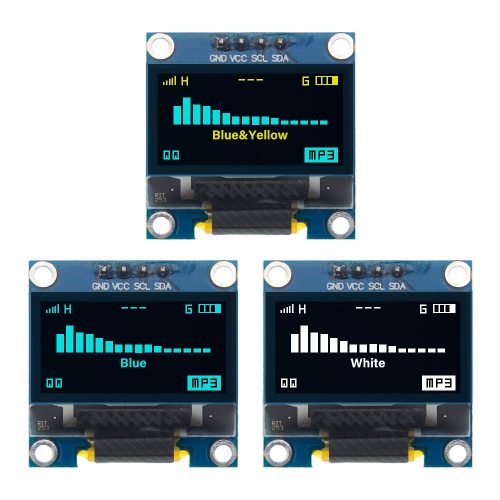 4pin 0.96 Inch White/Blue/Yellow Blue OLED 128x64 OLED Display Module IIC I2C Communicate for Arduino