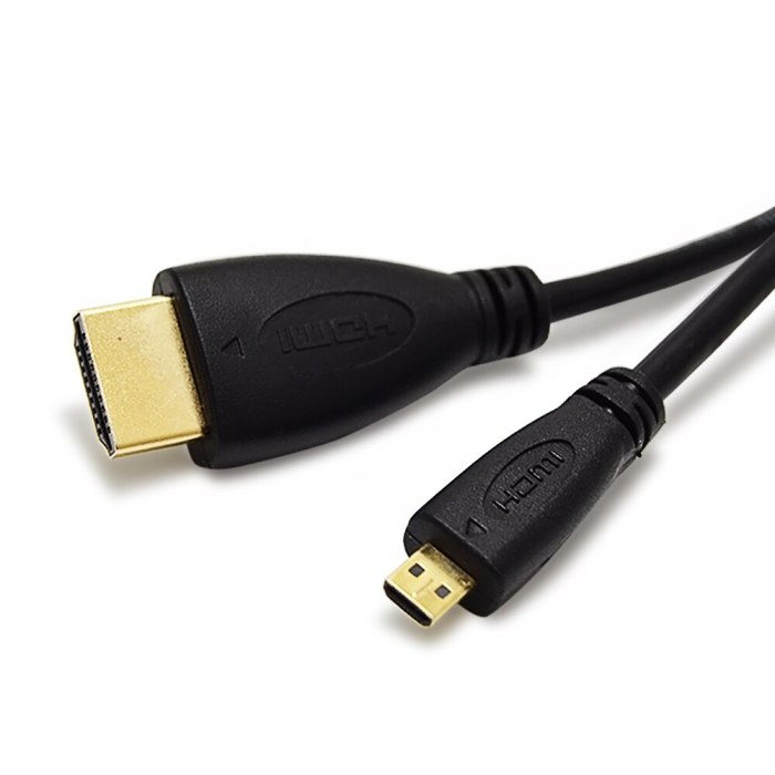 Micro HDMI to HDMI Cable Plated HDMI Adapter Cord for Tablet HDTV and Raspberry Pi 4 HDMI HD Cable