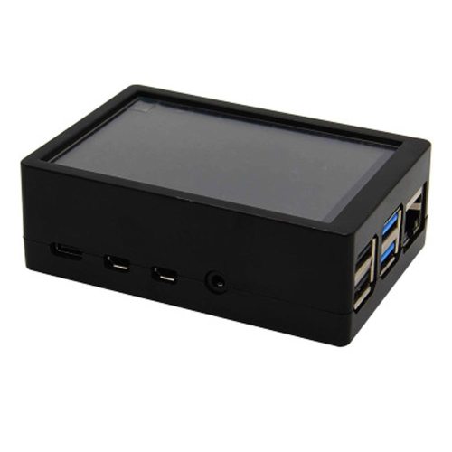 3.5 Inch Raspberry Pi 4 Model B Touch Screen 480*320 LCD Display + Touch Pen + Dual Use ABS Case Box Shell for Raspberry Pi 4