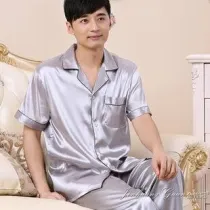 Men's pajamas casual silk pajamas luxury pajamas luxury