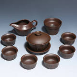Zisha Kungfu Tea Set Home Japanese Simple Teapot Tea Cup Tea Sea Tea Leaking Tea Ceremony