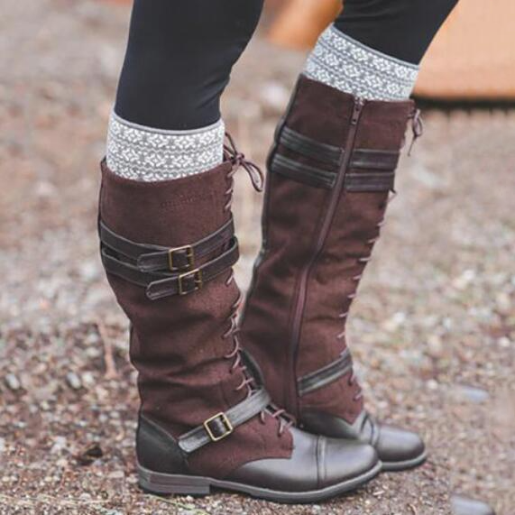 Woman Fashion Boots Mid Calf Casual Boots