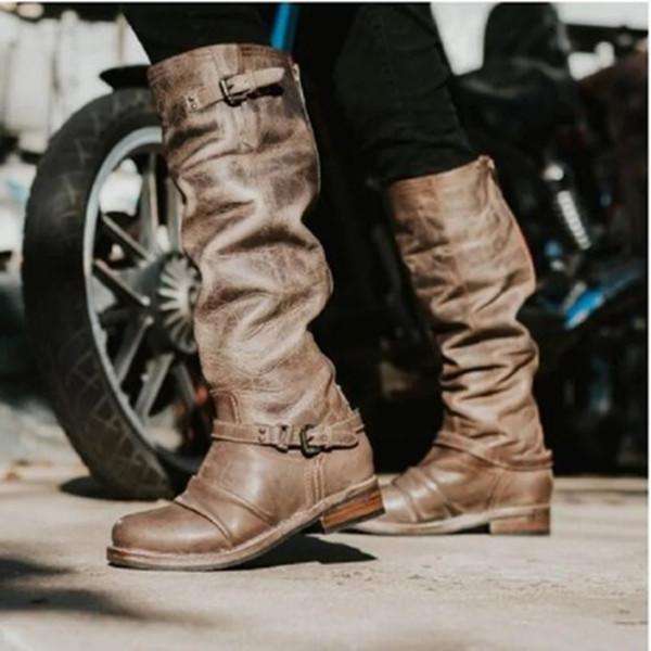 Winter New Comfortable Wild High Tube Rider Boots
