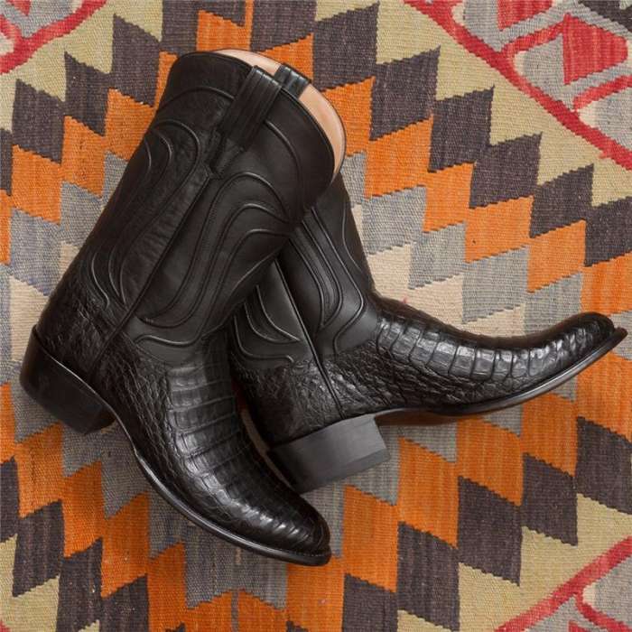 Men's Caiman Belly Cowboy Boots - Crocodile Skin Boot