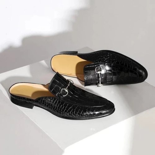 Hot Sale Fashion Crocodile Pattern Backless Sandals