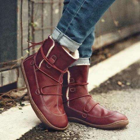 Flat Heel Boots