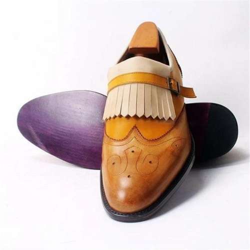 Men Basic Business Buckle Dress Shoes