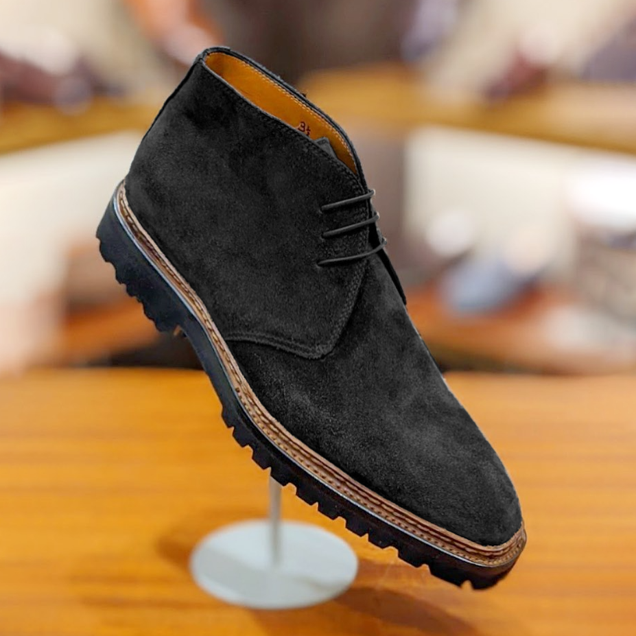 leather suede boots