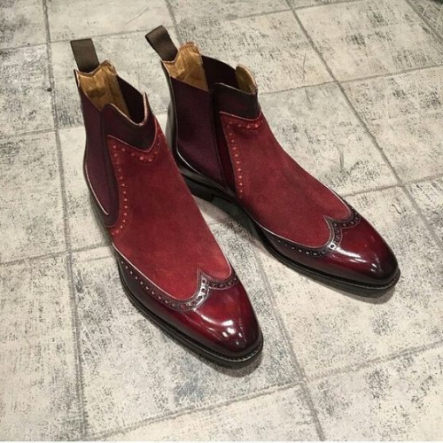 Handmade Men Fashion Genuine Leather Shoes